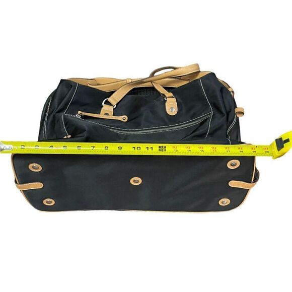 Maxx New York Large Black Nylon Weekender Tote - Picture 15 of 16